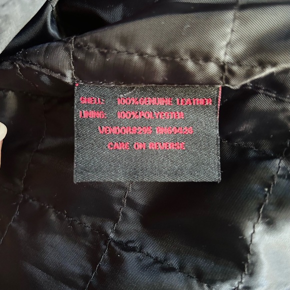 Genuine Leather Men’s Biker Jacket - Picture 7 of 8